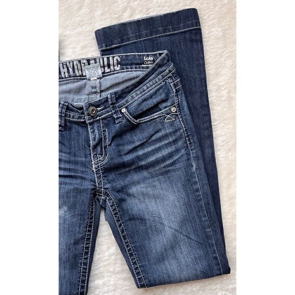 𝅺Hydraulic Lola Curvy Slim Boot Jeans, Size 9/10 - Picture 5 of 15